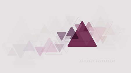 abstract triangle shapes background modern simple vector image