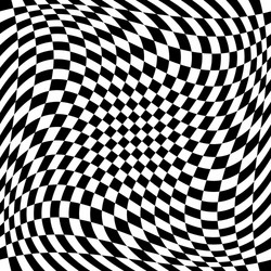 checkered pattern with spiral twirl swirl vector image