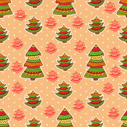 Christmas pattern 4 vector