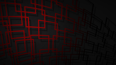 abstract background of intersecting squares vector image