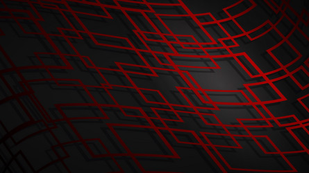 abstract background of intersecting squares vector image