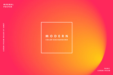 Gradient background modern with colorful style vector