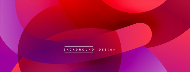 abstract overlapping lines and circles geometric vector image