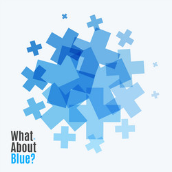 abstract design elements with cross vector image