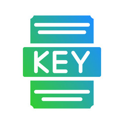 keynote spreadsheet file symbol with subtle color vector image