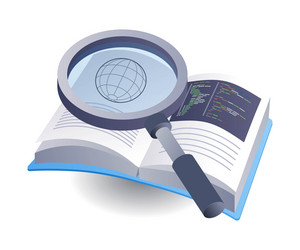learn programming knowledge with an infographic vector image