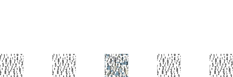 seamless pattern with the numbers vector image