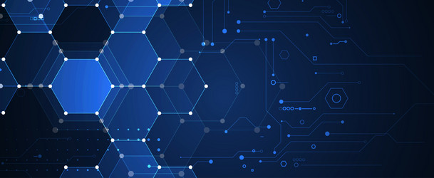 circuit abstract background for science vector image