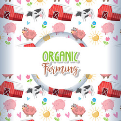 Farm fresh background Royalty Free Vector Image