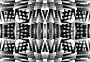 repeatable and tileable grid mesh zig-zag vector image