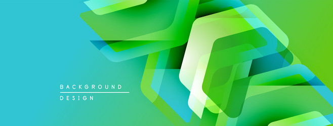 abstract geometric shapes overlap creating vector image