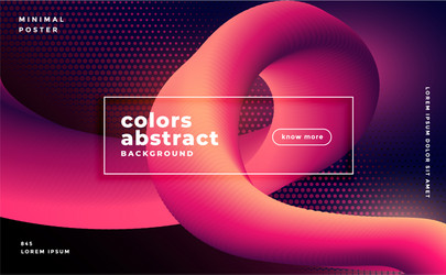 abstract glowing fluid loop gradient background vector image