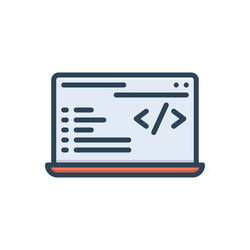 coding vector image