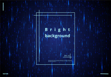 background with binary code vector image