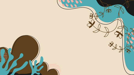 seamless pattern boho background with shapes vector image