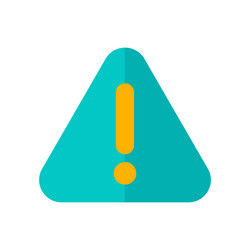 Alert caution icon Royalty Free Vector Image - VectorStock