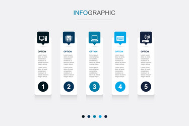 computer cpu laptop keyboard router icons vector image