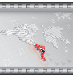 Global Points Map vector image