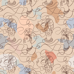 abstract seamless pattern in modern simple style vector image