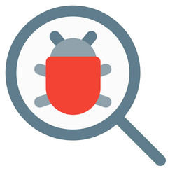 found a bug in system software vector image