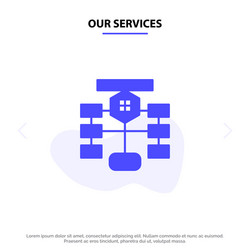 our services flowchart flow chart data database vector image