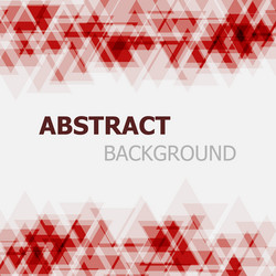Red Triangle Overlap Abstract Background vector image