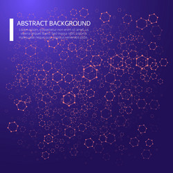 abstract background with dotted grid and poligonal vector image