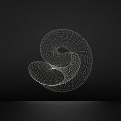 lattice geometric polygonal element connection vector image