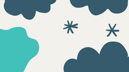 seamless pattern boho background with shapes vector image