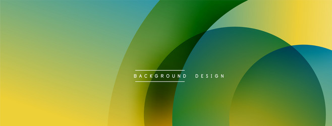 abstract overlapping lines and circles geometric vector image