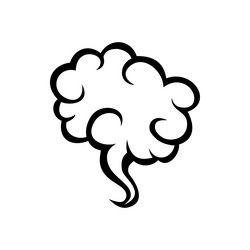 lightning in cloud thunders bursting sky vector image