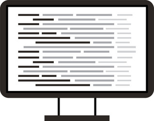 programming and coding concept website development vector image