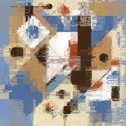 Glitch Datamosh Abstract Pattern vector image