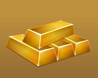 Silver bars Royalty Free Vector Image - VectorStock