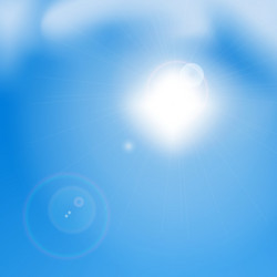 Blue sky background Royalty Free Vector Image - VectorStock
