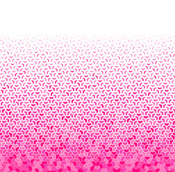 geometric pattern with red and pink vector image