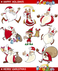 Christmas Cartoon Set Vector Image