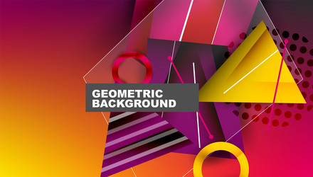 abstract background - overlapping circles vector image