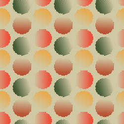 fabric circles abstract seamless pattern vector image