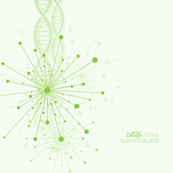 array with dynamic emitted particles vector image
