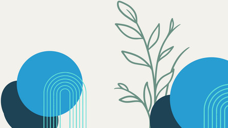 seamless pattern boho background with shapes vector image