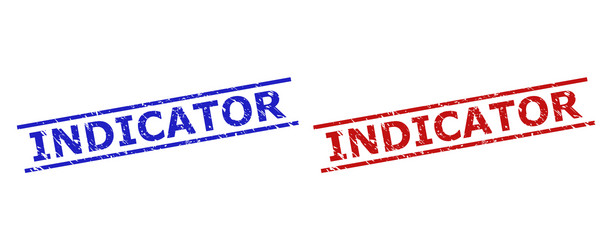 indicator stamps with corroded style and parallel vector image
