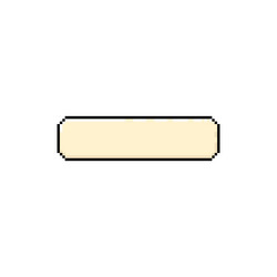 pixel button or empty frame vector image
