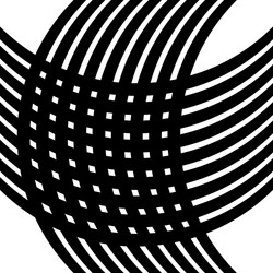 grid mesh distortion deformed intersecting lines vector image