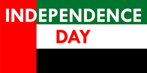 Independence day in the united arab emirates vector