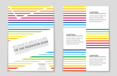abstract layout background set for art vector image