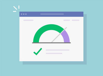 speed website internet page loading vector image