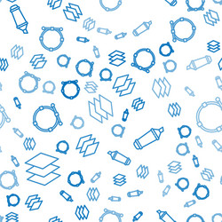 set line layers marker pen and circle with bezier vector image