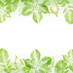 Spring leaves background Royalty Free Vector Image