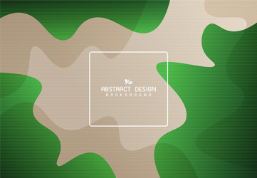 abstract gradient green free shape pattern design vector image